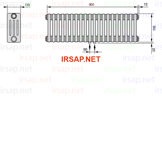 Радиатор IRSAP Tesi 40350/20 T50 CL 01